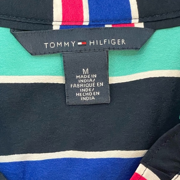 Calvin Klein Cap Multi Color Striped  Button Henley Top
Medium - Picture 11 of 12